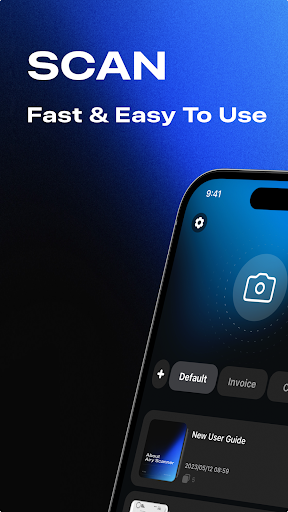 Android application Airy Scanner screenshort