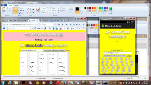 Morse Code Email