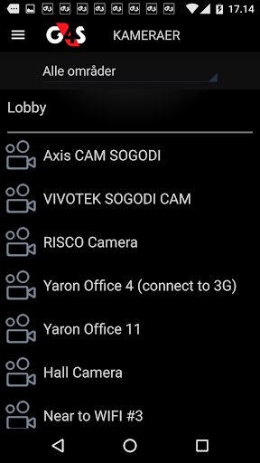 G4S Alarm Screen 3