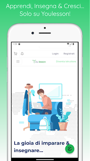 Android application YouLesson - Corsi Online Video screenshort