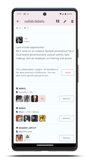 collapp - community of artists Screen 2