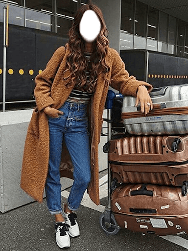 Women Coat Photo Montage-Long