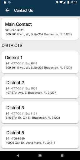 Screenshot of Manatee County Sheriff