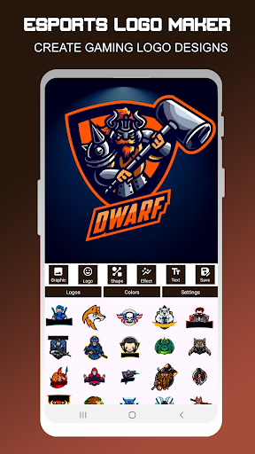 Android application Esports Gaming Logo Maker screenshort