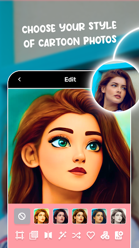 Android application Cartoon Yourself, Toonme, Face screenshort