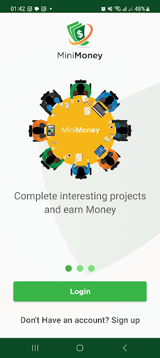 Android application MiniMoney screenshort