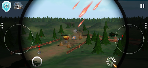 Artillery & War: WW2 War Games - Action - games