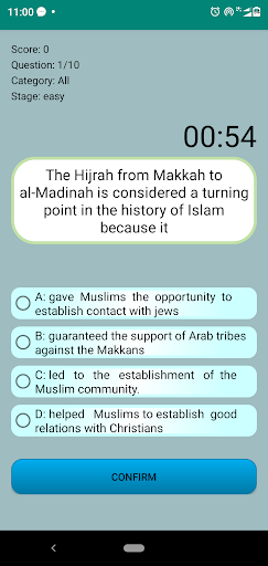 Islamic Quiz Screen 2