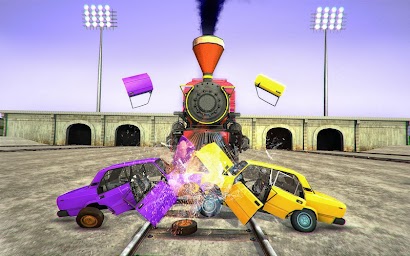 Train Derby Demolition - Car Destruction Simulator