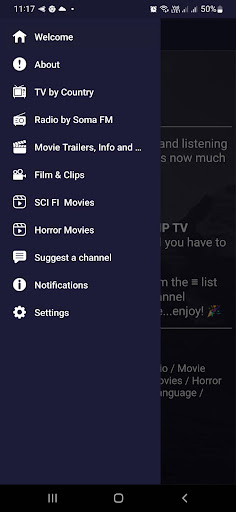 Android application dp - IPTV and Radio screenshort