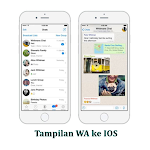 Cover Image of Unduh Cara Tema WA ke IOS 4.5 APK