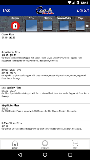 Crawfords Pizza & Pub Screen 3