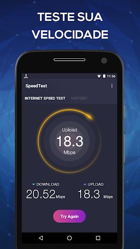 Android application Brasil Banda Larga Speed Teste screenshort