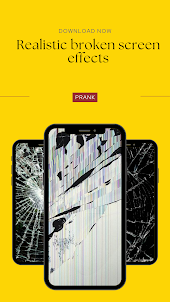broken screen prank wallpaper