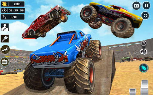 Monster Truck Stunt Truck Game Screen 3