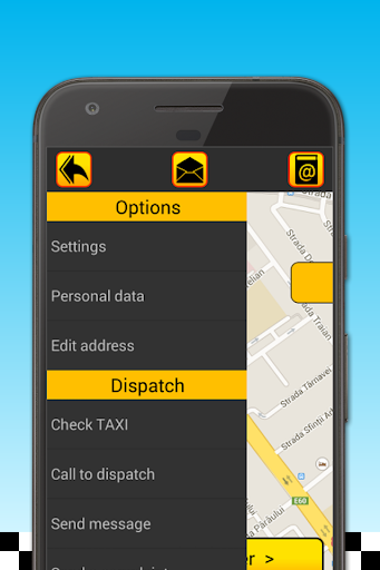 Android application TAXI 953 Sibiu screenshort