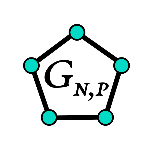 G(n,p) random graph logo