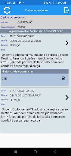 Rastreio Frete Screen 2