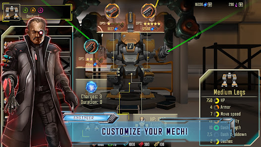 Captura de Pantalla 18 Robot Warrior Top-down shooter android