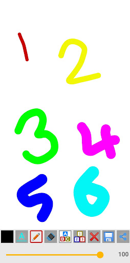 Android application Kids Magic Slate screenshort