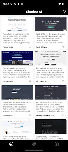 Android application AI Chat GDT screenshort