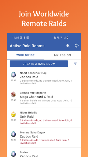 PokeRaid - Worldwide Remote Raids 0.24.1 screenshots 1