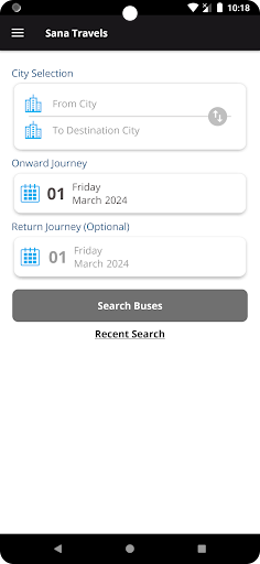 Sana Travels Screen 2