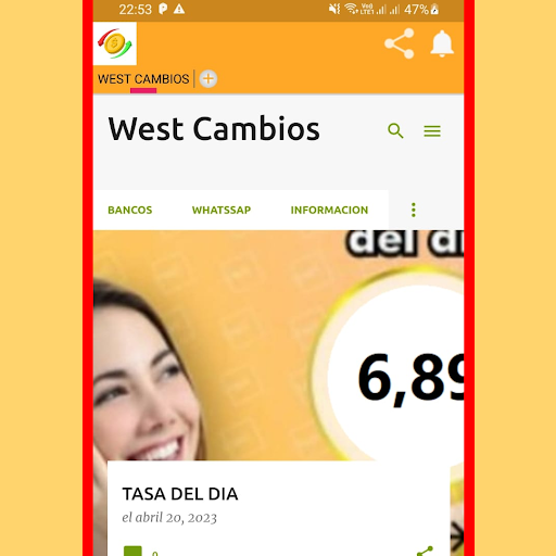 Android application REMESA BR-VNZ westcambio screenshort