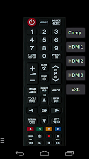 TV (Samsung) Remote Control Screenshot