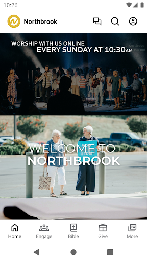 Android application Northbrook Baptist Church screenshort