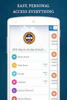 screenshot of AVB Parent App