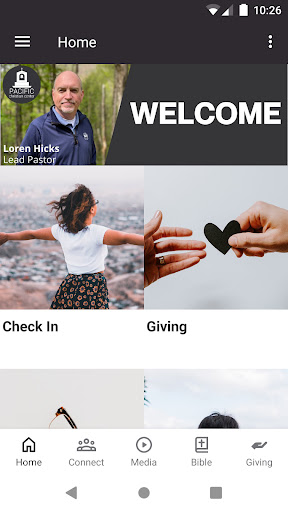 Android application Pacific Christian Center screenshort