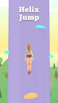 Helix Jump Girl - Screenshot 2