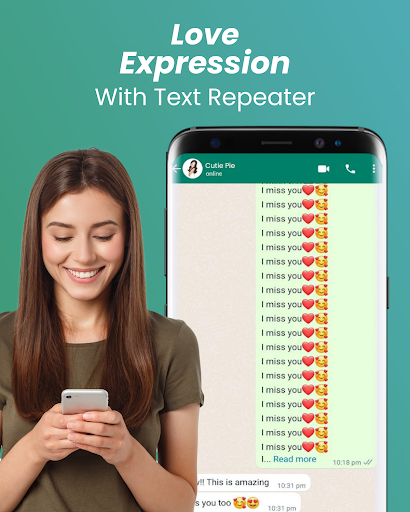 Android application Repeat Messages :Text Repeater screenshort