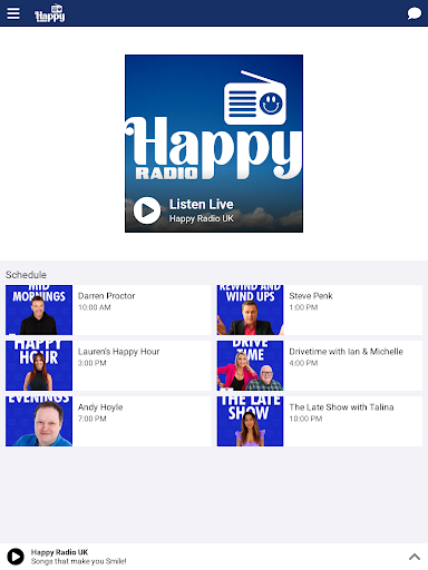 Happy Radio UK Screen 3