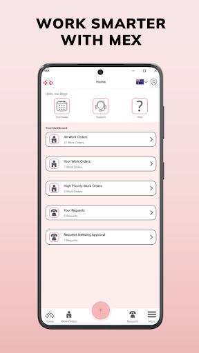 Android application MEX screenshort