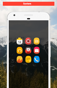 Oval - Screenshot ng Icon Pack