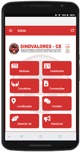 Android application SINDVALORES CE screenshort