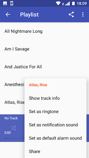 Metallica Band songs