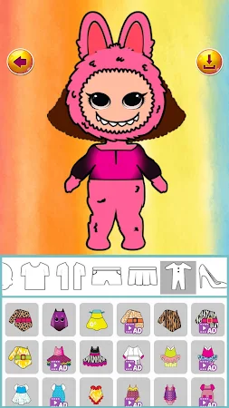 Game screenshot Labubu Doll Dress up Games apk download
