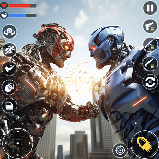 Robot World Wrestling Games 3D logo