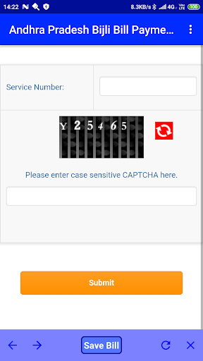 Andhra Pradesh Bill Payment Screen 2