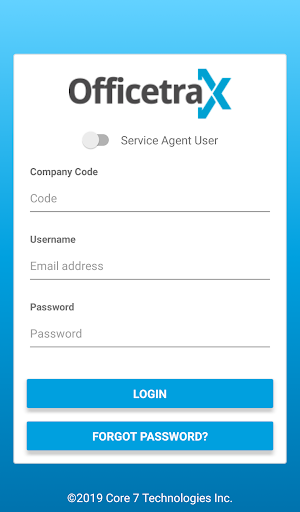 Android application Officetrax screenshort