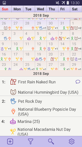 Android application Celebrate! - Fun celebrations screenshort