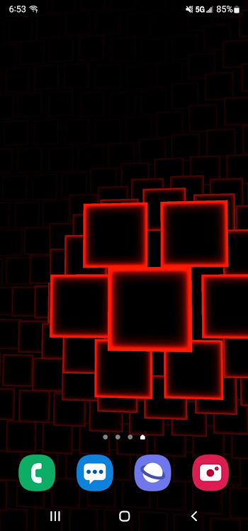 Neon Squares 3D Live Wallpaper - 1.0.4 - (Android)