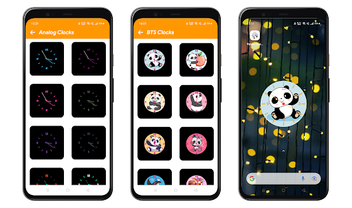 Panda Clocks  Live Wallpapers