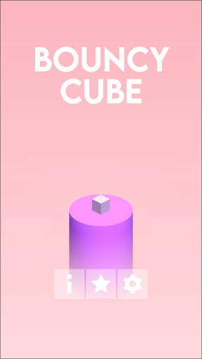 Android application Bouncy Cube - Endless Jumping screenshort