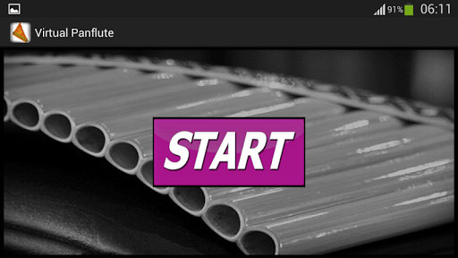 Android application Virtual Panflute screenshort