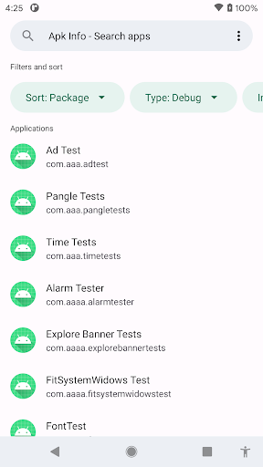 Screenshot of Apk Info