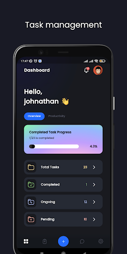Android application Leetask: Task Management screenshort